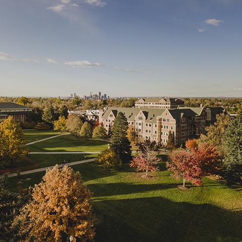 denver campus aerial view